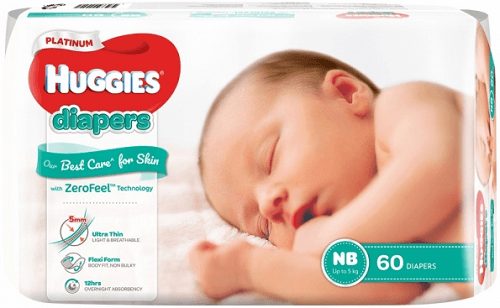 Tã dán Huggies Platinum Newborn NB cho trẻ sơ sinh