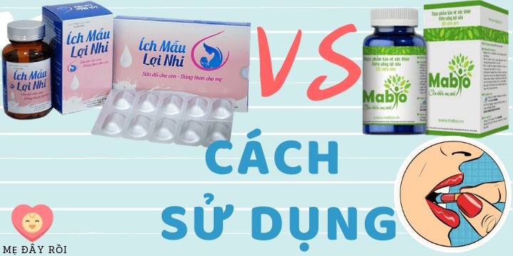 So sánh Ích mẫu lợi nhi và Mabio? Viên uống lợi sữa nào tốt nhất! Nên uống loại nào? 5