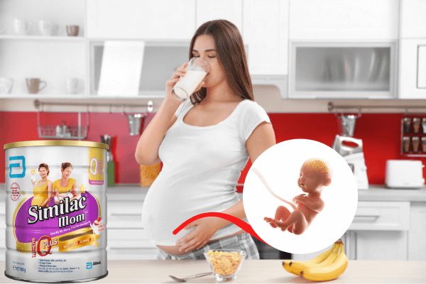 Uống sữa bầu Similac giúp thai nhi phát triển não bộ