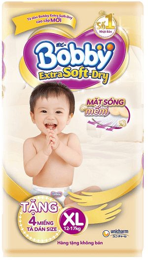 Tã dán Bobby Extra Soft Dry cao cấp