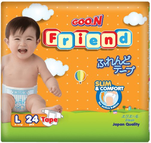 Tã dán Goon Friend size L 24 miếng