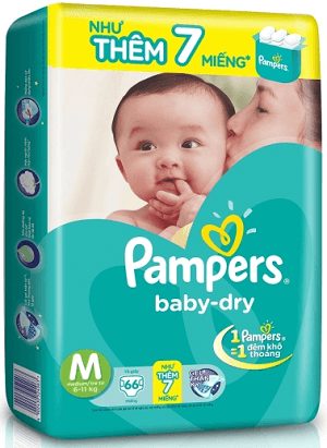 Tã dán Pampers Baby Dry size M