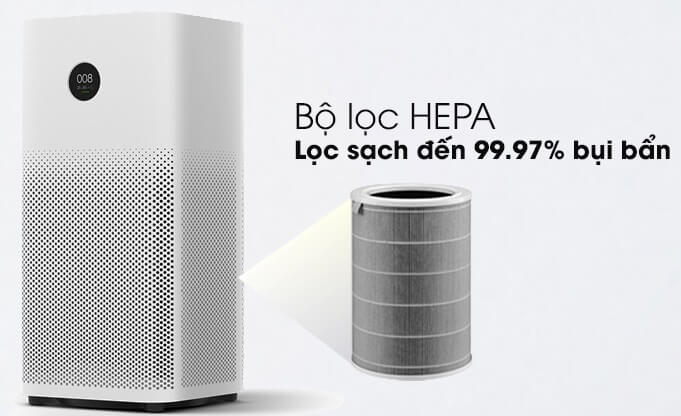 Máy lọc không khí của Xiaomi đạt hiệu quả đến 99.97%