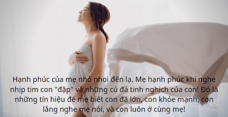 Những câu nói hay của mẹ bầu thông thái khi mang thai hình 11