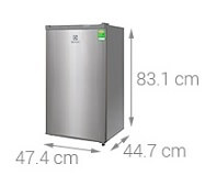 Kích thước tủ lạnh mini Electrolux EUM0900SA 90L