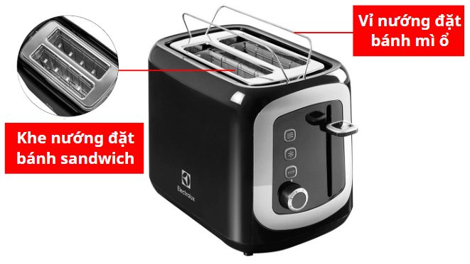 Vỉ nướng của máy nướng bánh mì sandwich Electrolux ETS3505