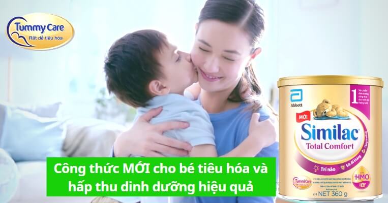 Sữa Similac Total Comfort giúp bé tiêu hóa và hấp thu tốt