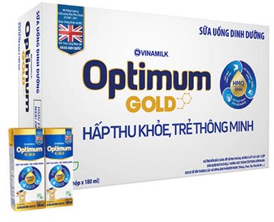 Thùng sữa Optimum Gold 4 pha sẵn gồm 48 hộp