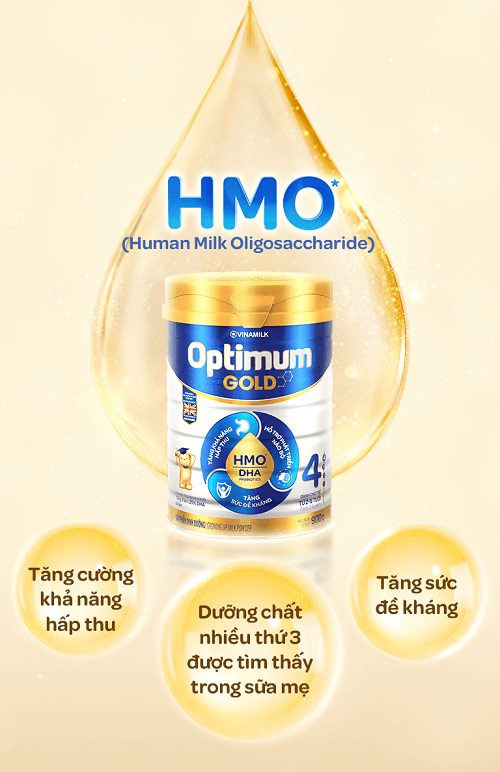 Sữa Optimum Gold 4 tác dụng của HMO