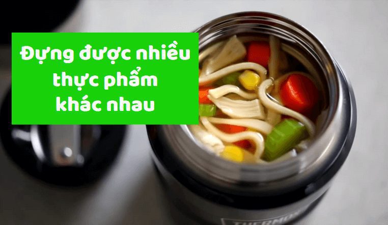 Bình ủ cháo Thermos sử dụng cho nhiều mục đích khác nhau