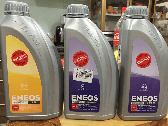 Đánh giá chất lượng dầu nhớt Eneos có tốt không