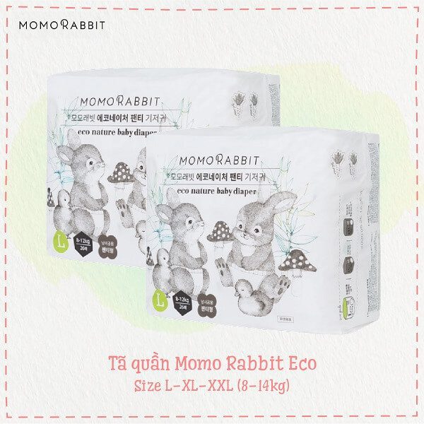 Bỉm Momo Rabbit Eco (cho da nhạy cảm nhất)