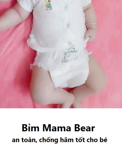 Bỉm Mama Bear không bị hăm cho bé