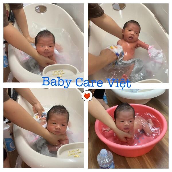 Dịch vụ tắm cho bé sơ sinh tại nhà của Baby Care Việt