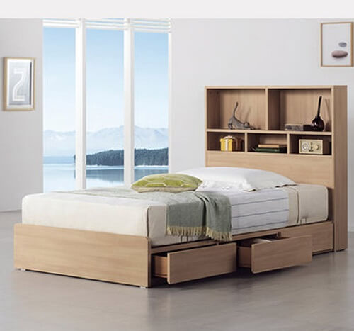 Giường ngủ tích hợp tủ gỗ:Giường ngủ tích hợp tủ gỗ