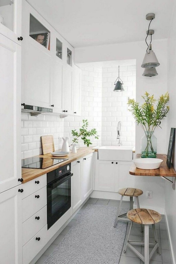 Thiết kế nội thất nhà bếp cho nhà nhỏ hình 15