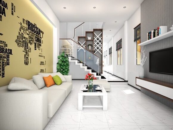 Thiết kế nội thất phòng khách cho nhà nhỏ hình 19