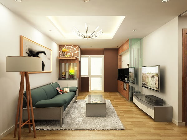 Thiết kế nội thất phòng khách cho nhà nhỏ hình 7