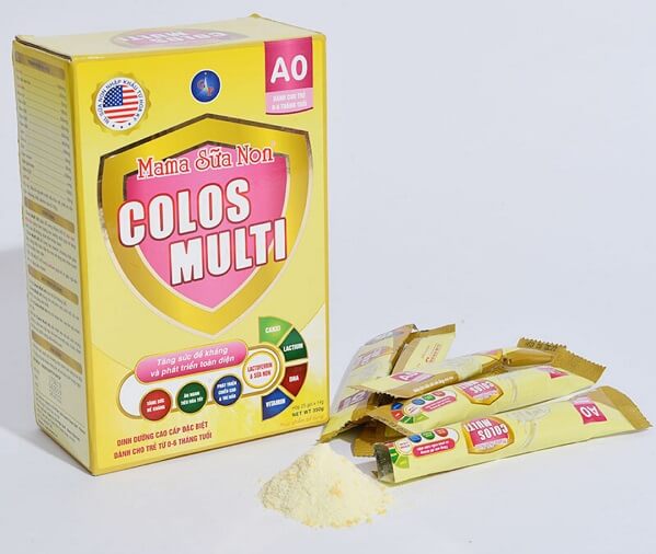 Sữa non Mama Colos Multi A0 Gold (dành cho trẻ từ 0 – 6 tháng tuổi)