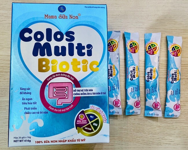 Mama sữa non ColosMulti Biotic (cho bé táo bón - tiêu hóa kém)