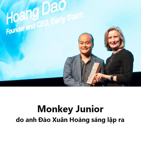 Phần mềm học Tiếng Anh Monkey Junior do ai sáng lập