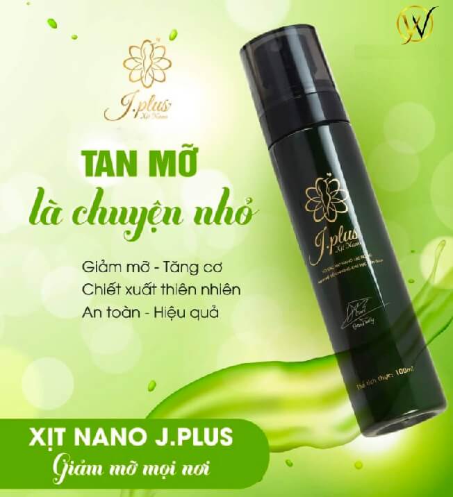 Xịt tan mỡ J Plus giá bao nhiêu, mua ở đâu sản xuất ở đâu