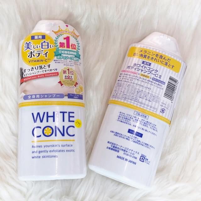 Sữa tắm trắng da Nhật Bản tốt nhất White Conc Body Shampoo