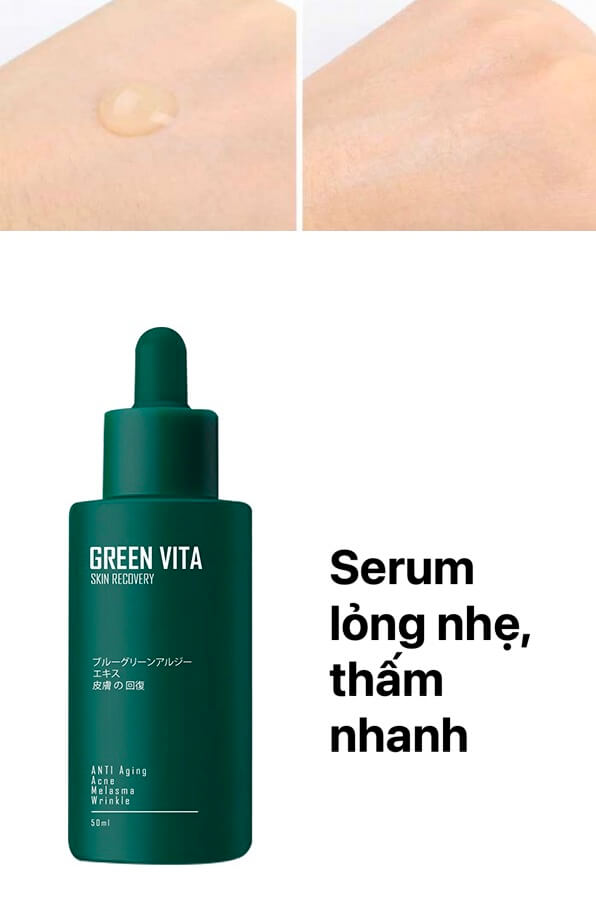 Serum Green Vita siêu vi tảo hình 12