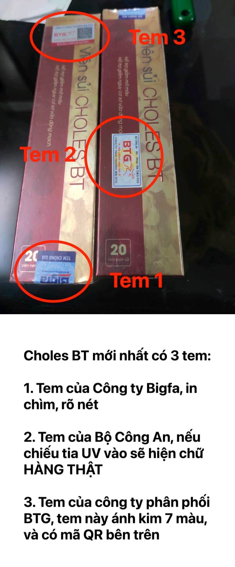 Viên sủi Choles BT hình 29