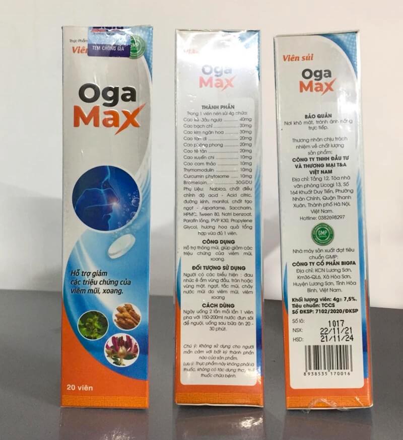 Viên sủi Oga Max lừa đảo, giá bao nhiêu hình 7