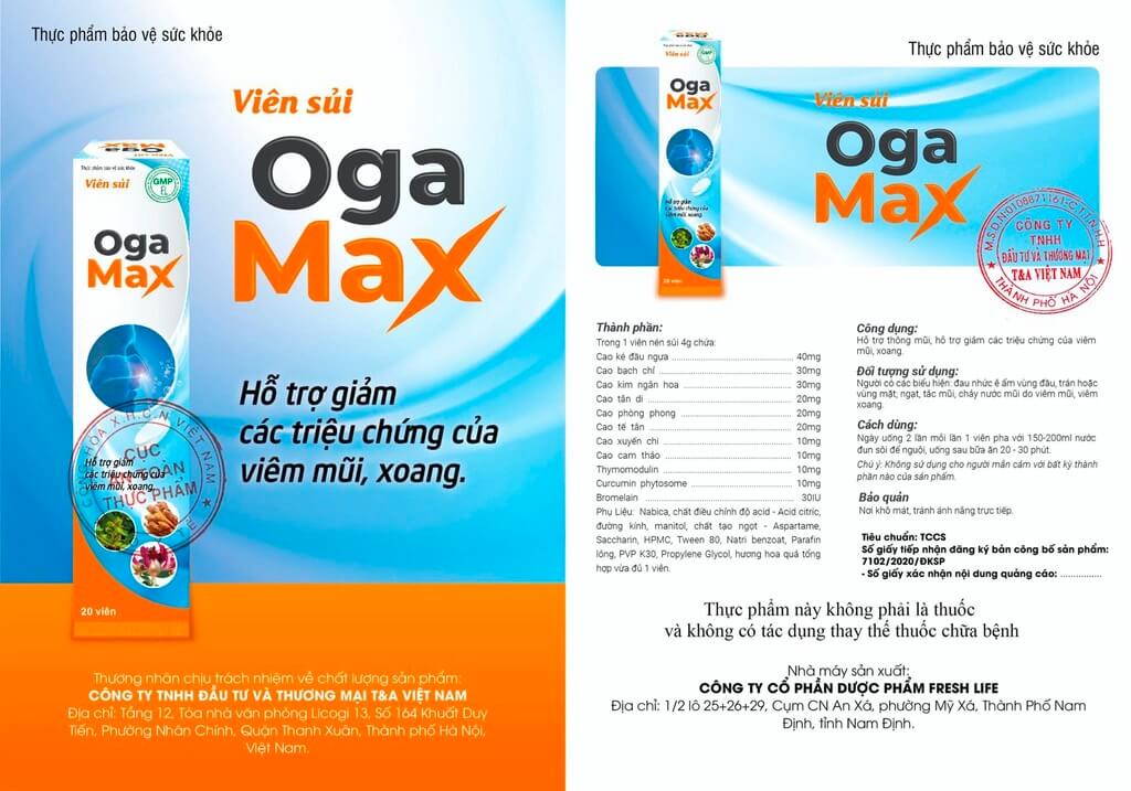 Viên sủi Oga Max lừa đảo, giá bao nhiêu hình 8