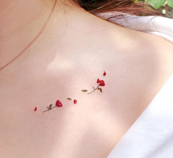 Cute mini tattoo on shoulder image 10