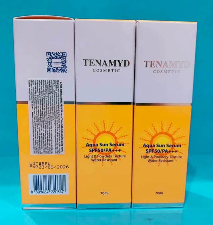 Review kem chống nắng Tenamyd có tốt không, là vật lý hay hoá học, giá bao nhiêu hình 8