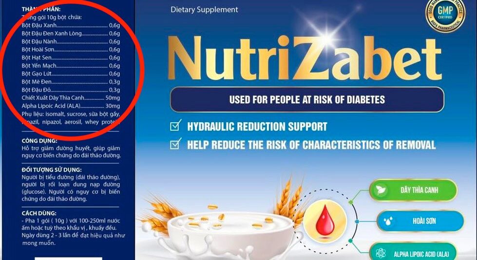 Ngũ cốc tiểu đường Nutrizabet hình 14