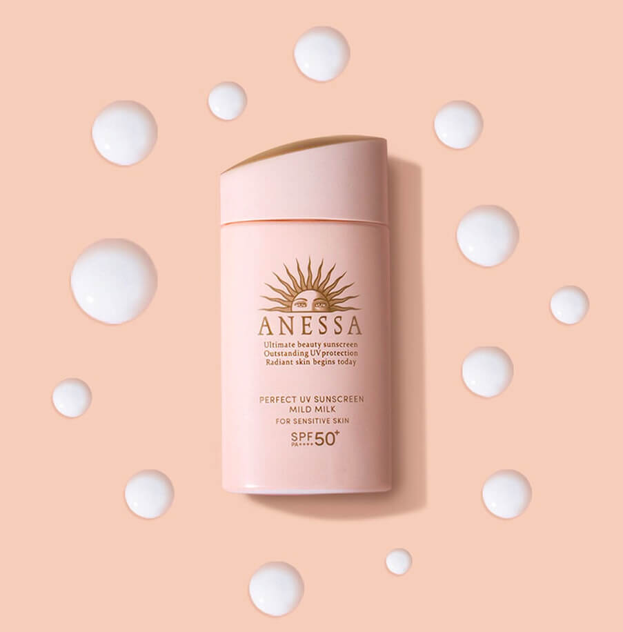 Review kem chống nắng Anessa cho da nhạy cảm Perfect UV Sunscreen Mild Milk hình 3