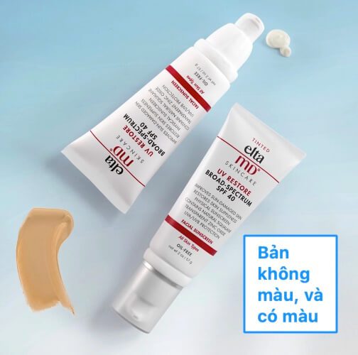 kem chống nắng elta md spf 40 review