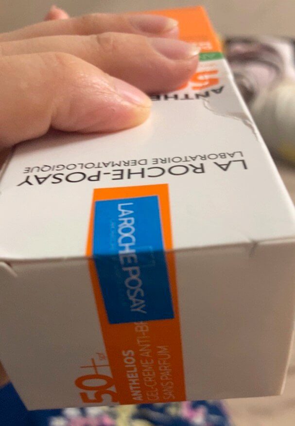 review kem chống nắng la roche posay anti shine gel cream