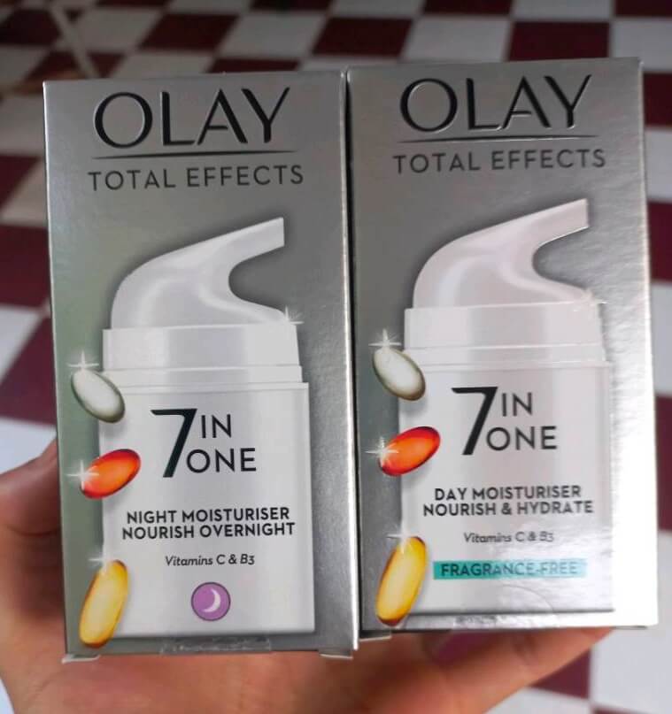 Review kem Olay Total Effect 7 in 1 ban đêm, ban ngày có tốt không, giá bao nhiêu hình 24