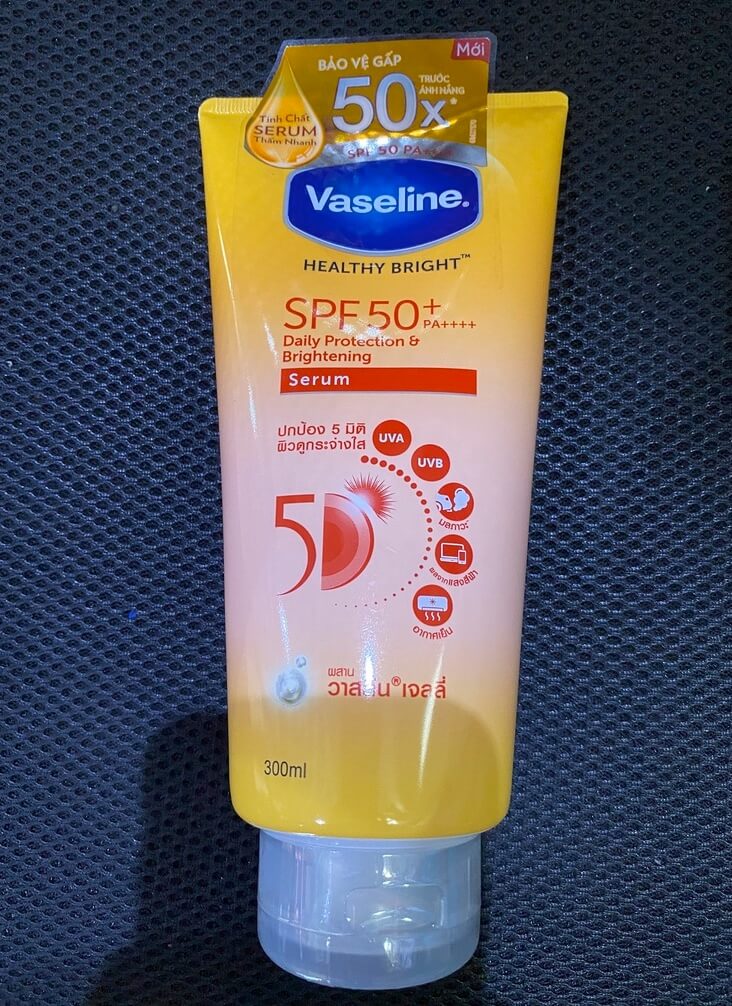 Review kem chống nắng Vaseline cho da mặt, da body, có tốt không, có dùng được cho da mặt hình 18