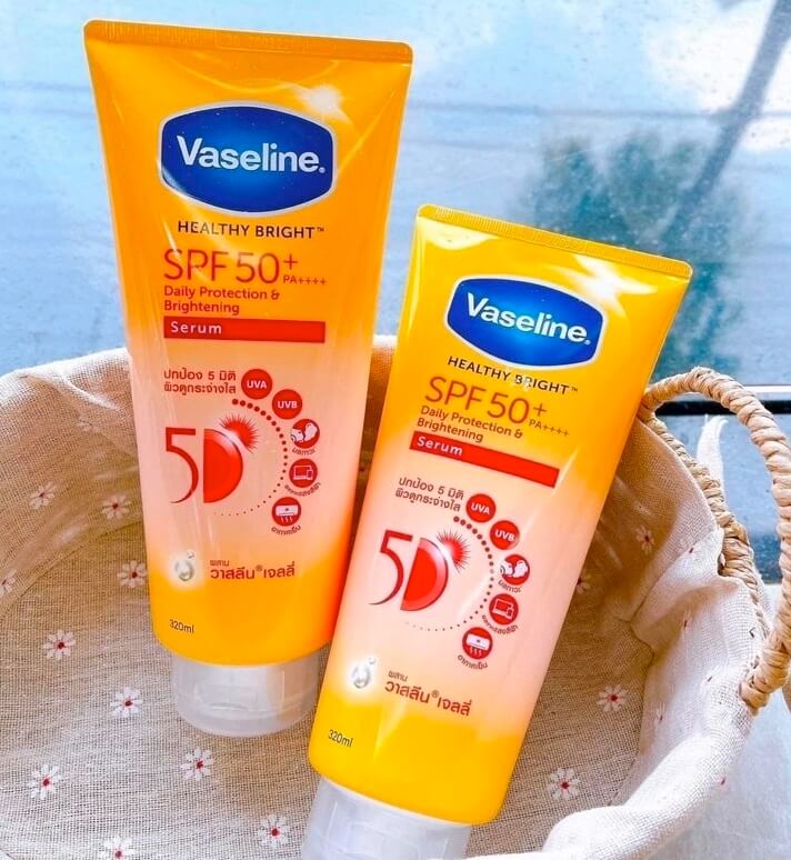 Review kem chống nắng Vaseline cho da mặt, da body, có tốt không, có dùng được cho da mặt hình 22