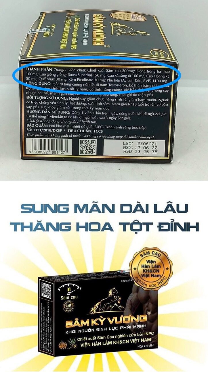 Nhà thuốc bán Sâm Kỳ Vương hình 3