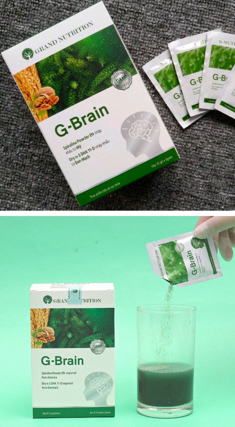 Cách sử dụng cốm trí não G-Brain hình 5