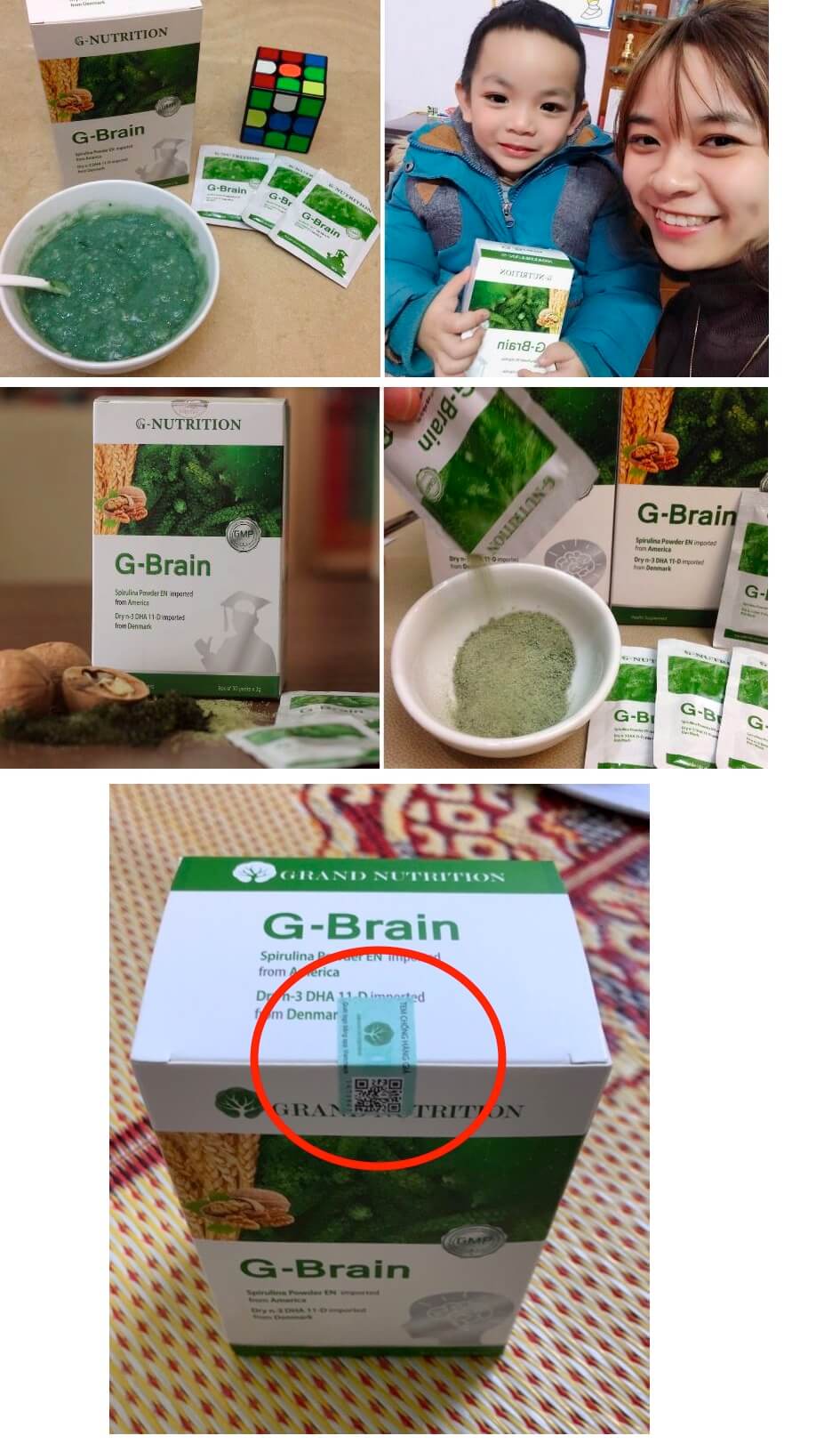 Cách sử dụng cốm trí não G-Brain hình 3