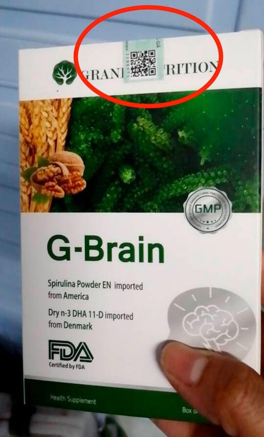 Cốm G-Brain có hàng giả không hình 2