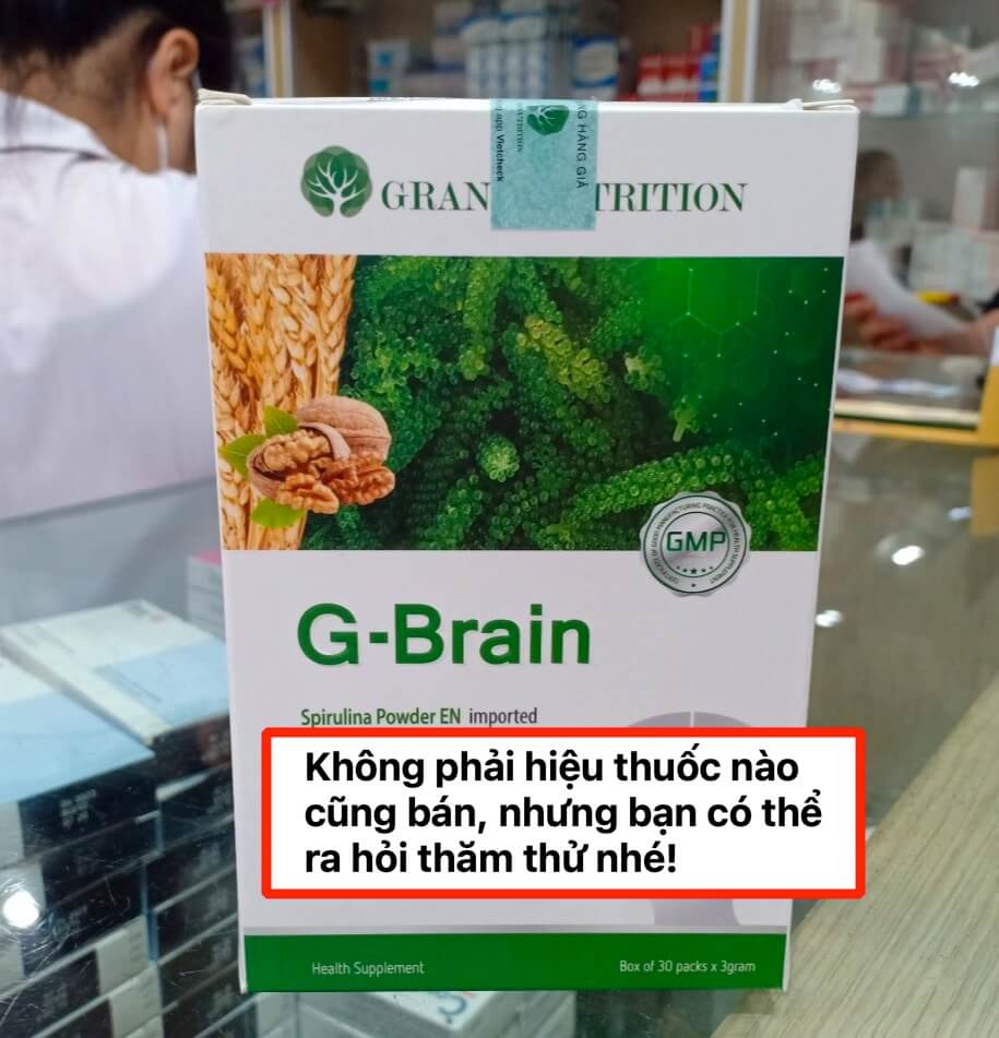 Cốm trí não G-Brain có bán ở hiệu thuốc không hình 17