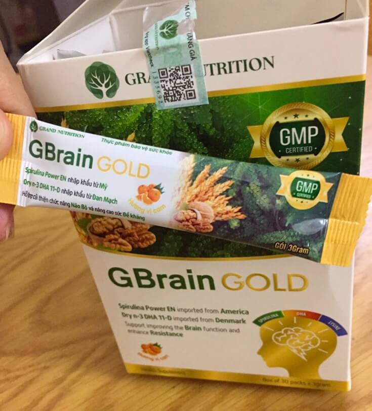 Cốm trí não g-brain gold giá bao nhiêu hình 1
