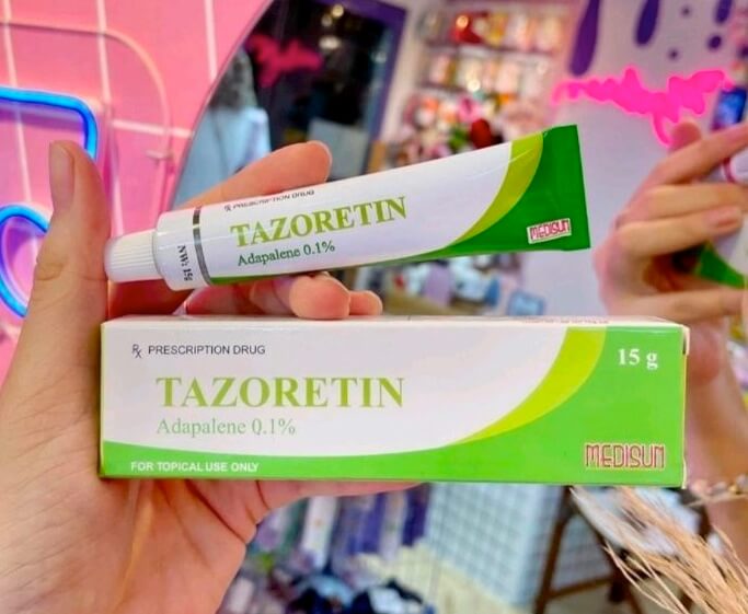 Review tazoretin 0.1 gel có trị mụn ẩn không, có đẩy nhân mụn không hình 3