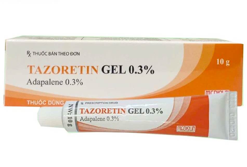 Tazoretin 0.3% gel công dụng giá bao nhiêu có trị mụn ẩn không hình 11