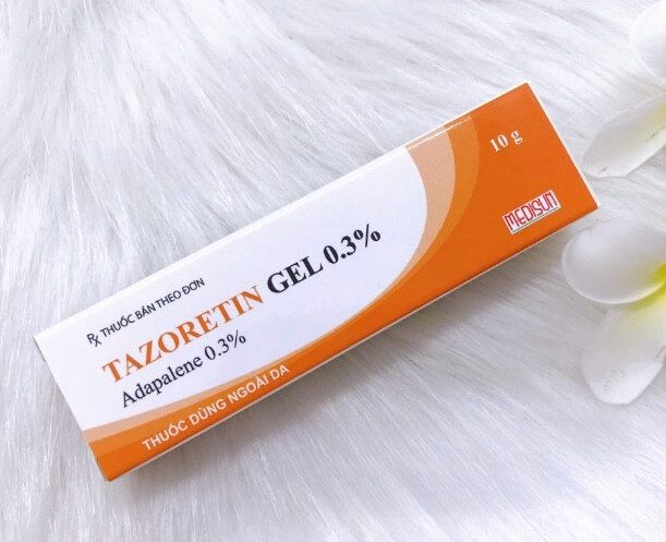 Tazoretin 0.3% gel công dụng giá bao nhiêu có trị mụn ẩn không hình 4