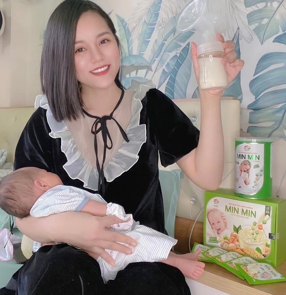 Cách pha ngũ cốc lợi sữa Minmin cho mẹ sau sinh hình 20